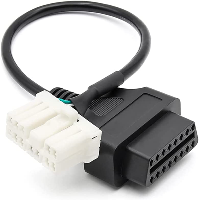Tesla Model X and Model S pre-2015 12pin to 16pin OBD2 Adapter Diagnostic Cable