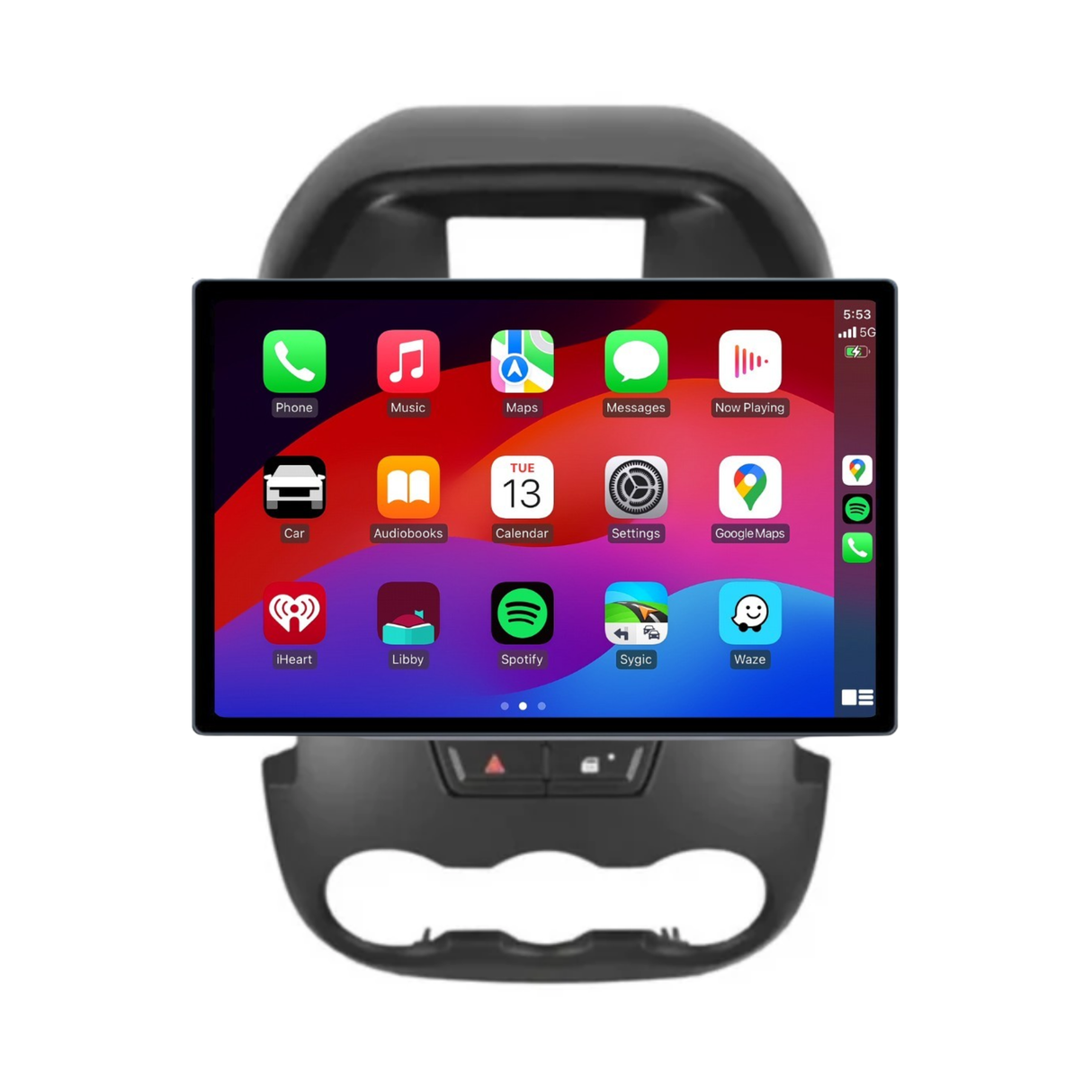Daiko Multimedia Unit Wireless Carplay Android Auto For Ford Ranger PX1 Everest 2012-2015