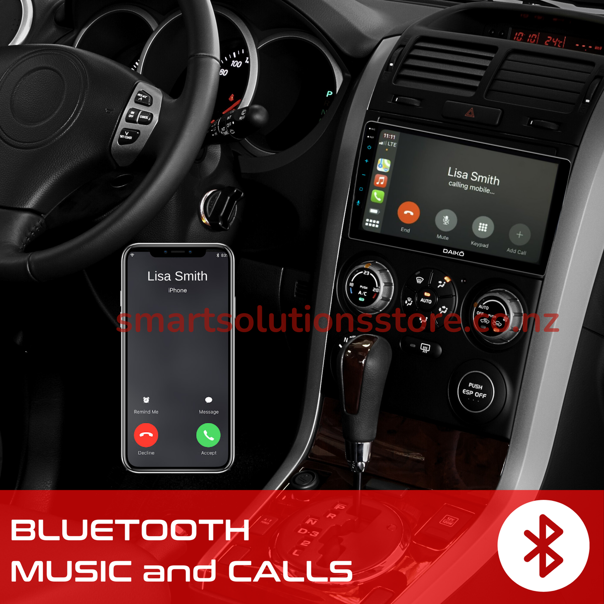 Daiko Multimedia Unit Wireless Carplay Android Auto For Holden Captiva 2011-2017