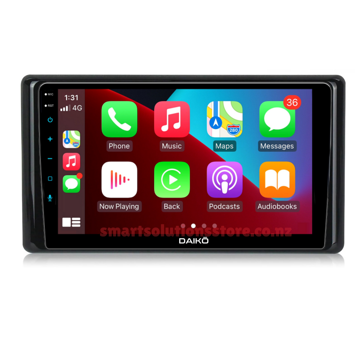Daiko Car Stereo Wireless Carplay Android Auto For 2020 Toyota Raize