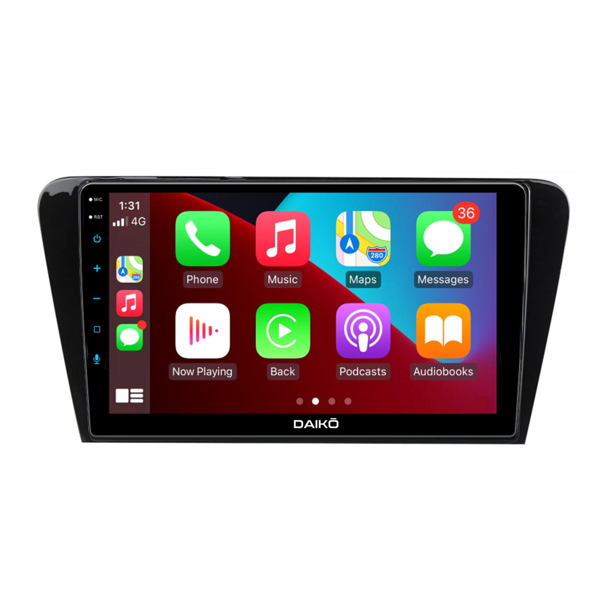 Daiko Multimedia Unit Wireless Carplay Android Auto For Skoda Octavia 2015+
