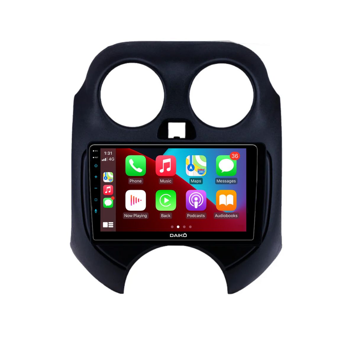 Daiko Multimedia Unit Wireless Carplay Android Auto For Nissan March 2010-2023