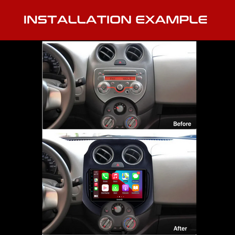 Daiko Multimedia Unit Wireless Carplay Android Auto For Nissan March 2010-2023
