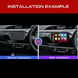 Daiko Multimedia Unit Wireless Carplay Android Auto For Toyota Hilux 2015-2022