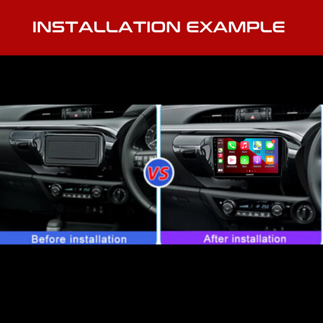 Daiko Multimedia Unit Wireless Carplay Android Auto For Toyota Hilux 2015-2022