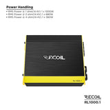 Recoil RL1000.1 Class-D Mono-block Subwoofer Amplifier 1000W RMS