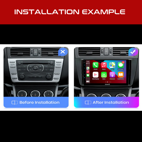 Daiko Multimedia Unit Wireless Carplay Android Auto For Mazda 6 Atenza 2006-2012