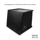 Recoil RS10 10" Boxed Subwoofer 600W Max Echo Series