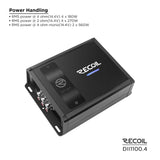 RECOIL DII1100.4 1100 WATTS CLASS-D 4-CHANNEL CAR AMPLIFIER