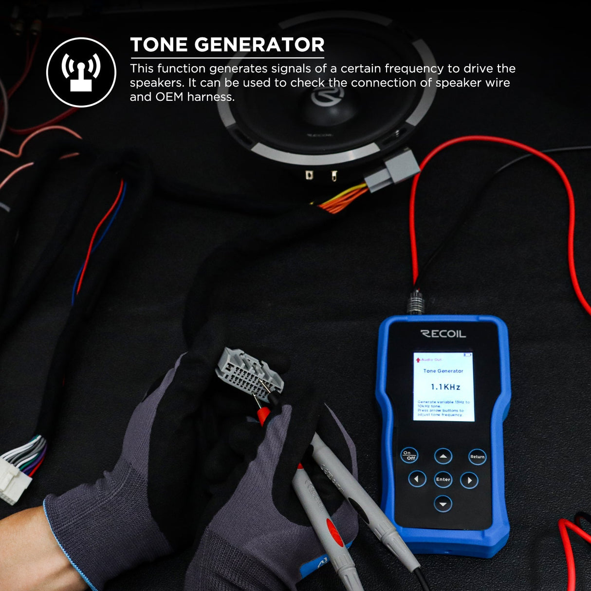 Recoil MST-1 Professional Speaker Tester Audio System Tester
