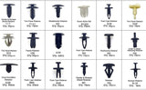 415 PCS Car Retainer Clips & Plastic Fasteners Kit-18 Most Popular Sizes