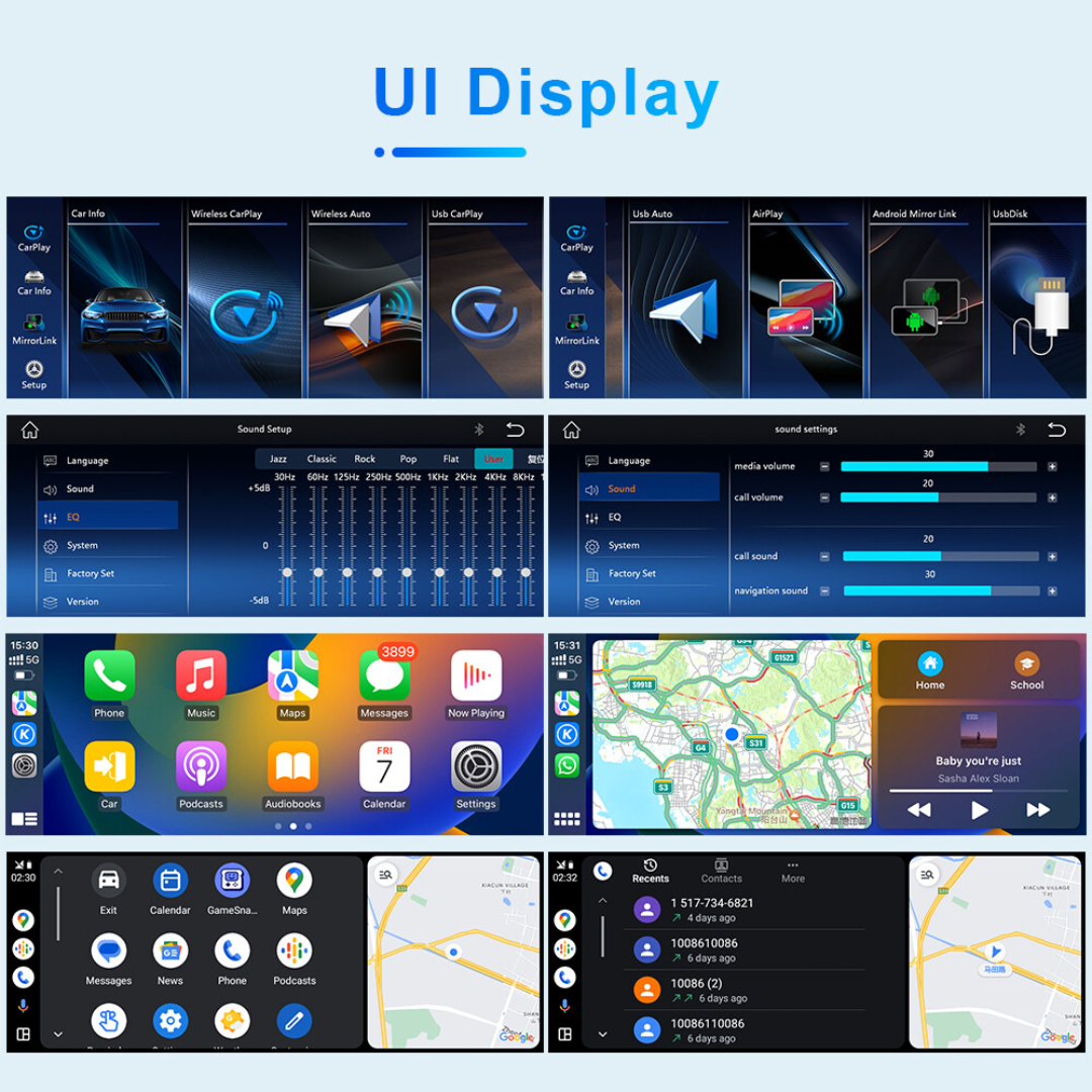 BMW 7 Series With EVO System Linux 12.3" Wireless CarPlay & Android Auto Replacement Screen