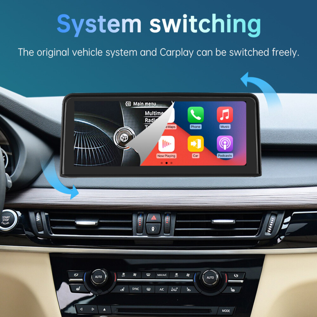 BMW X5 X6 With NBT System Linux 10.25" Wireless CarPlay & Android Auto Replacement Screen