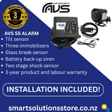 AVS Car Alarm With Installation AVS S5 AS/NZS STANDARDS CERTIFIED ALARM / IMMOBILISER