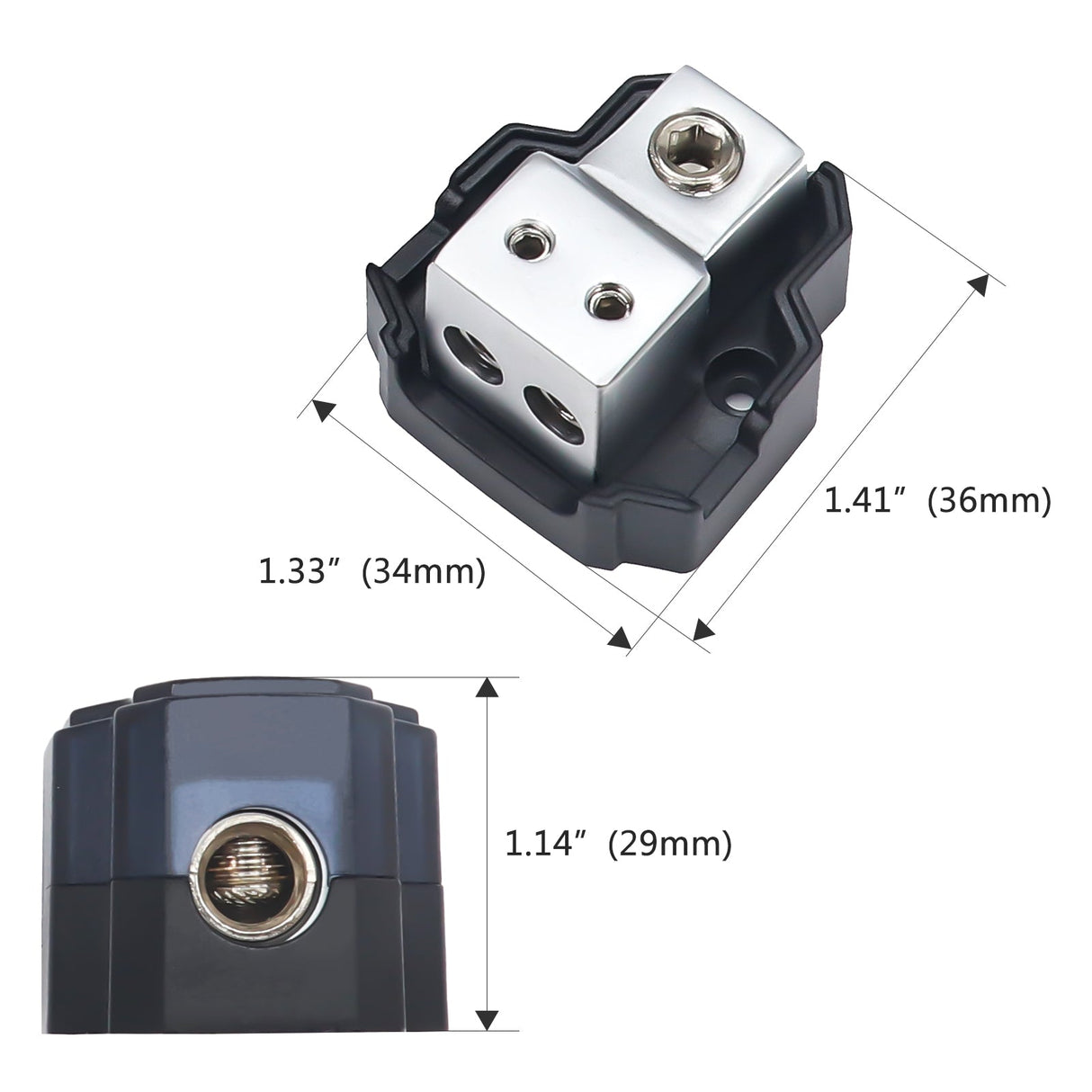 Recoil SDB12 Car Audio Mini Power/Ground Distribution Block
