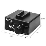 Recoil LCV Universal Bass Knob Level Controller with Built-in Digital Voltmeter