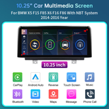 BMW X5 X6 With NBT System Linux 10.25" Wireless CarPlay & Android Auto Replacement Screen