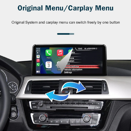 BMW 3/4 Series With NBT Linux 10.25" Wireless CarPlay & Android Auto Replacement Screen