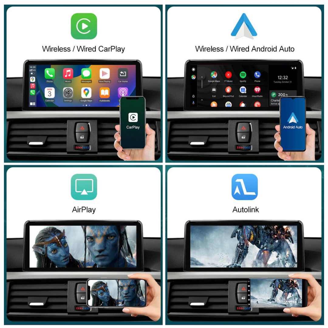 BMW X5 X6 With CCC System Linux 10.25" Wireless CarPlay & Android Auto Replacement Screen