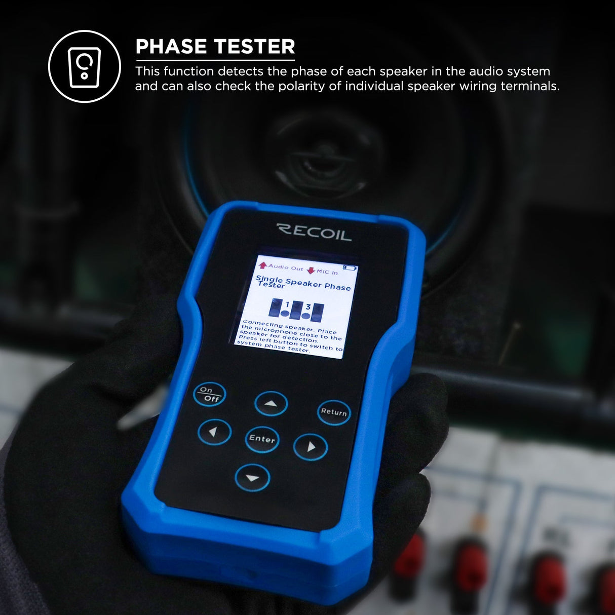 Recoil MST-1 Professional Speaker Tester Audio System Tester
