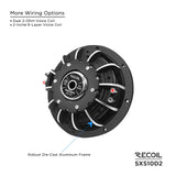 Recoil SXS10D2 Shallow Car Subwoofer 10" 600W Max