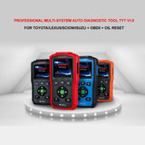 iCarsoft TYT V1.0 Diagnostic Scanner for Toyota Lexus Scion Isuzu OBD2 Cars, Red