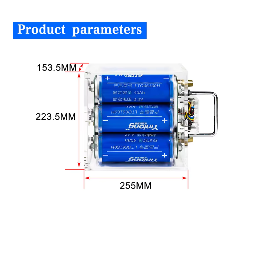 Yinlong 12V 40Ah LTO Battery – Lithium Titanate High-Discharge Power Cell