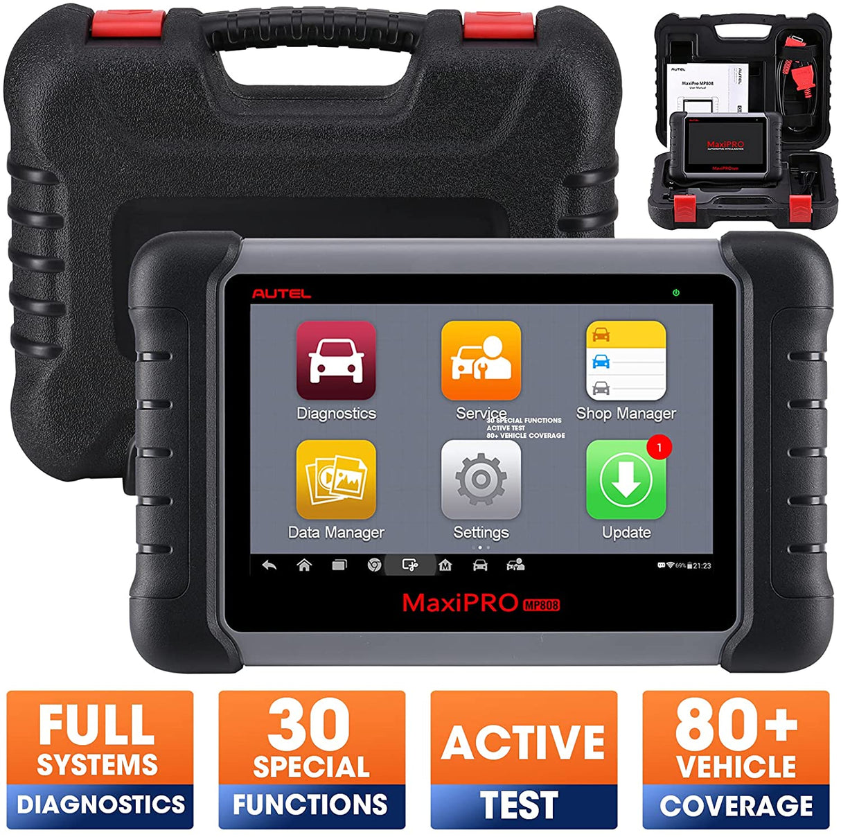Autel MaxiPRO MP808S OBD2 Diagnostic Scanner More Advanced Scan