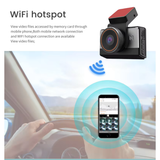 3" 4G Dash Cam – 2K Dual Lens WiFi GPS Live Remote View Car DVR