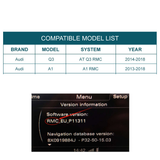 Wireless CarPlay Android Auto Decoder For Audi Q3 2014-2018 & A1 2013-2018 RMC System