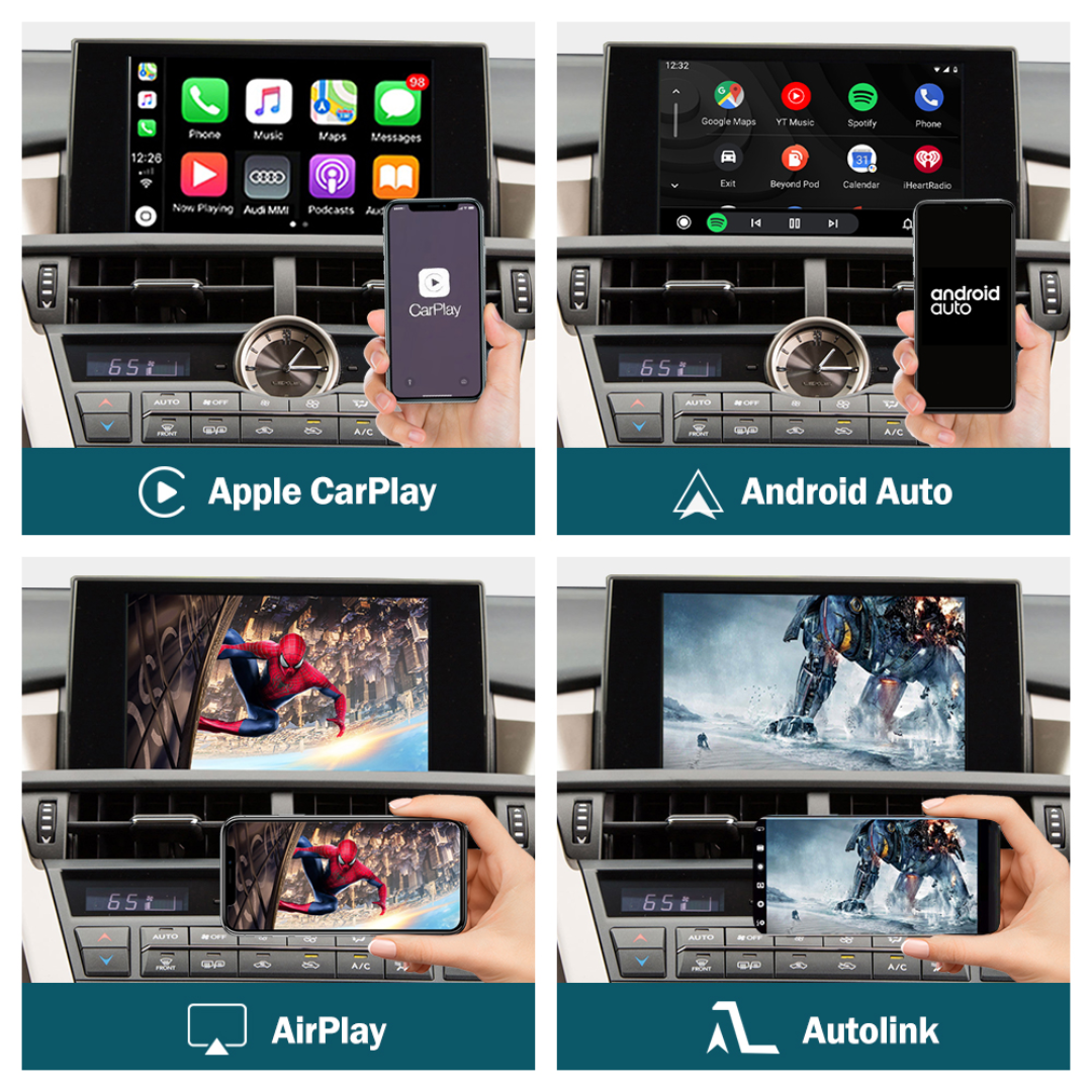 Wireless CarPlay & Android Auto Decoder For Lexus (Joystick / Small Touchpad)