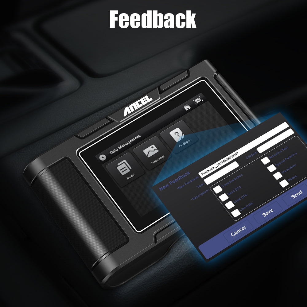 Heavy Duty Truck Scan Tool ANCEL HD3200 All System 12V/24V 2in1 Cars and Trucks