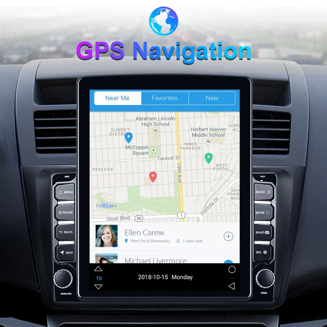Android Car Stereo With Vertical Screen 9 Inch 2+32GB GPS USB Bluetooth