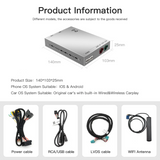 Wireless CarPlay Android Auto Decoder For BMW CiC 1 2 3 4 5 7 Series