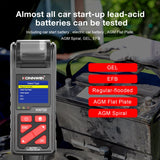 Professional Battery Tester Konnwei KW720 6V 12V 24V W/Printer 100-2000CCA