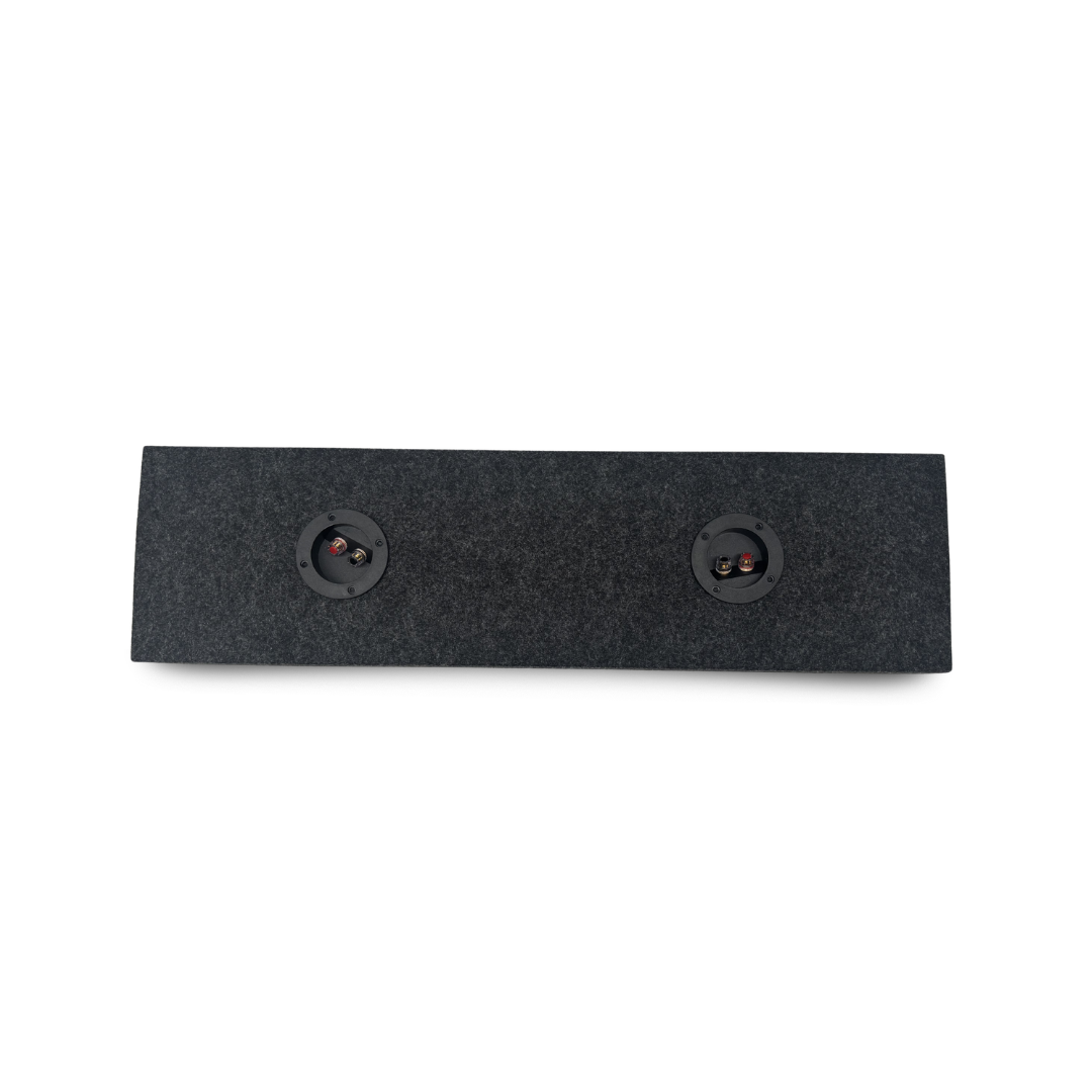 Carpeted Speaker Box Enclosure Quad 4-Hole  – 6.5" Midrange Speakers