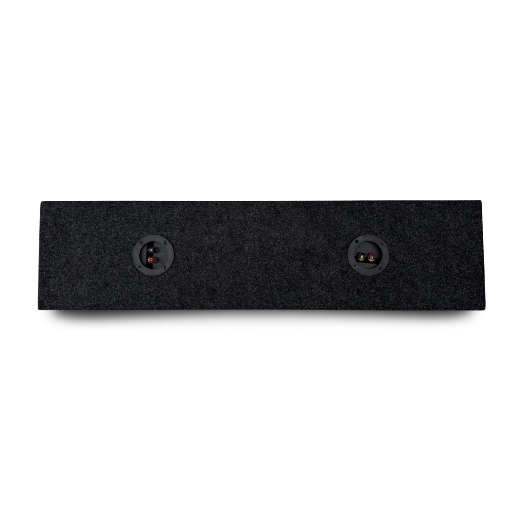 Speaker Box Quad 4-Hole Carpeted Speaker Box Enclosure – for 8" Midrange Speakers
