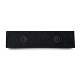 Speaker Box Quad 4-Hole Carpeted Speaker Box Enclosure – for 8" Midrange Speakers