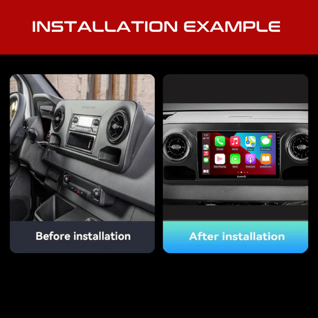 Daiko Multimedia Unit Wireless Carplay Android Auto For Mercedes Benz Sprinter 2018