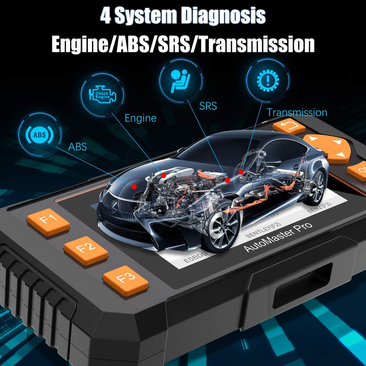 Foxwell NT634 OBD OBD2 Scanner Engine ABS SRS Transmission Scan Tool