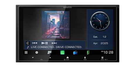 Holden Commodore VE Series 1 Complete Head Unit Upgrade Kit – Kenwood DMX7525S CarPlay Stereo + Aerpro Fitting Kit (Dual Zone)