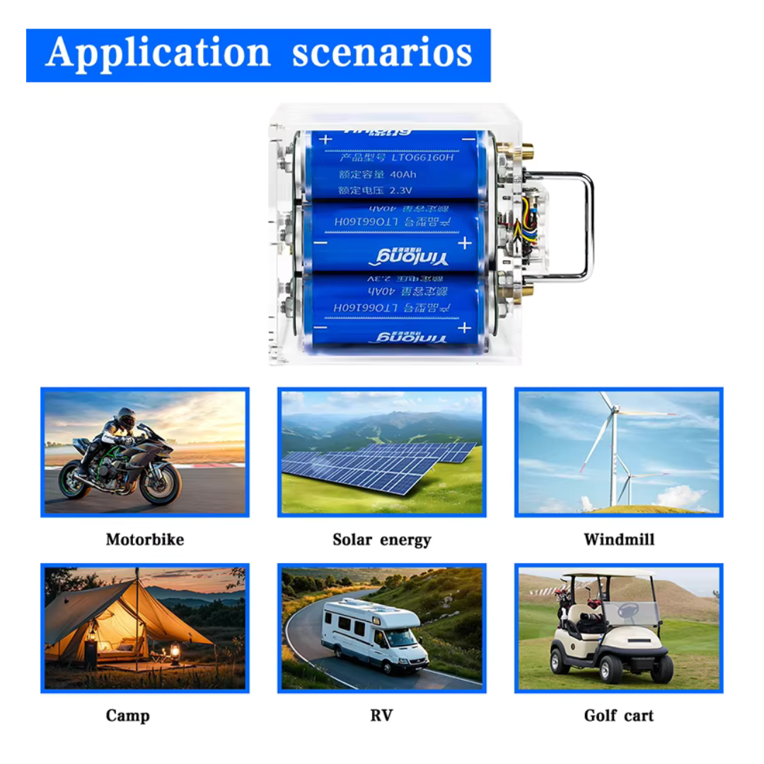 Yinlong 12V 40Ah LTO Battery – Lithium Titanate High-Discharge Power Cell