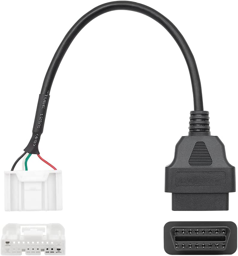 Tesla Model S & X 2015+ 20 pin to 16 pin OBD2 Adapter Diagnostic Connector Cable