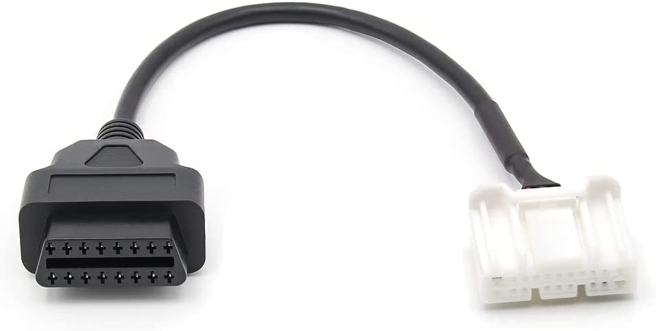 Tesla Model S & X 2015+ 20 pin to 16 pin OBD2 Adapter Diagnostic Connector Cable