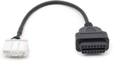 Tesla Model S & X 2015+ 20 pin to 16 pin OBD2 Adapter Diagnostic Connector Cable