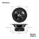 Recoil PMB8.4 Echo Pro 8-Inch High-Power Midbass Speaker 400W RMS