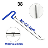 10pcs Paintless Dent Repair Tools Rods Hooks
