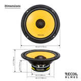 RLM65 Level-3 Series 6.5-Inch Car Audio Component Speaker System