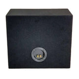 SUBWOOFER BOX FOR 12" SINGLE SUB BLACK