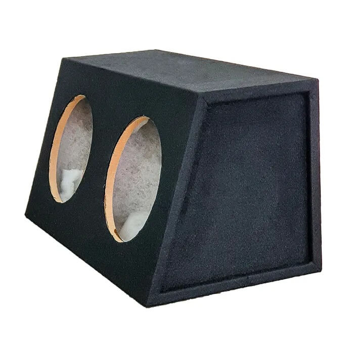 SUBWOOFER BOX FOR 2 x 10" SUB DOUBLE BLACK FOR 2 x 10" SUB DOUBLE BLACK